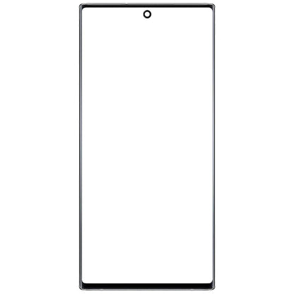 REPLACEMENT FOR SAMSUNG GALAXY NOTE 10 PLUS FRONT GLASS LENS - BLACK