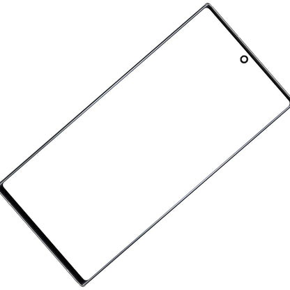 REPLACEMENT FOR SAMSUNG GALAXY NOTE 10 PLUS FRONT GLASS LENS - BLACK