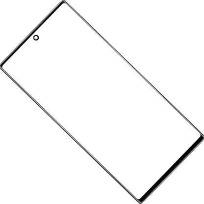 REPLACEMENT FOR SAMSUNG GALAXY NOTE 10 PLUS FRONT GLASS LENS - BLACK