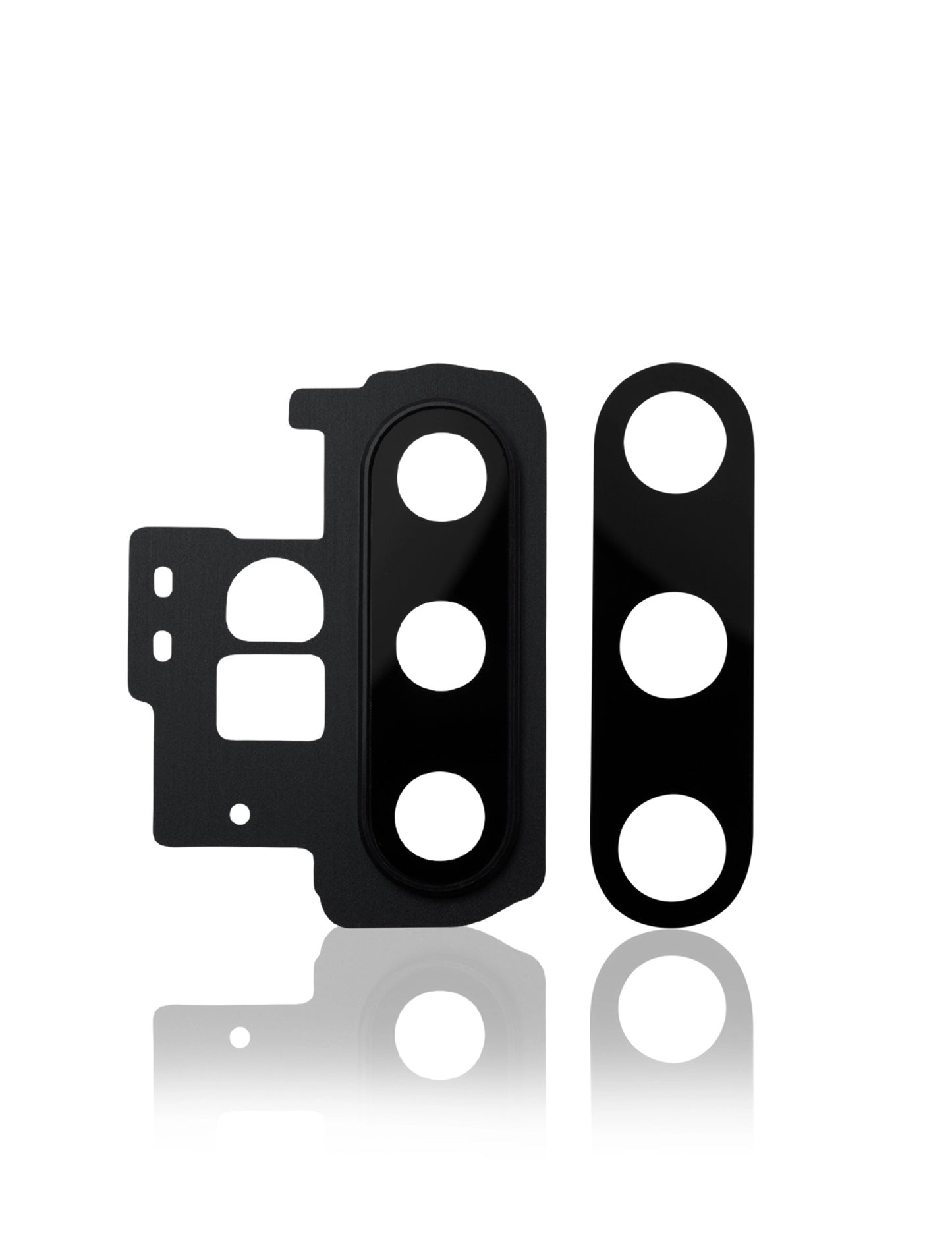 REPLACEMENT FOR SAMSUNG GALAXY NOTE 10 PLUS REAR CAMERA HOLDER WITH GLASS LENS - BLACK