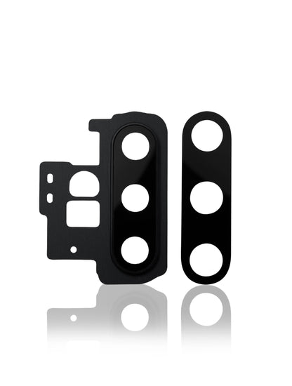 REPLACEMENT FOR SAMSUNG GALAXY NOTE 10 PLUS REAR CAMERA HOLDER WITH GLASS LENS - BLACK