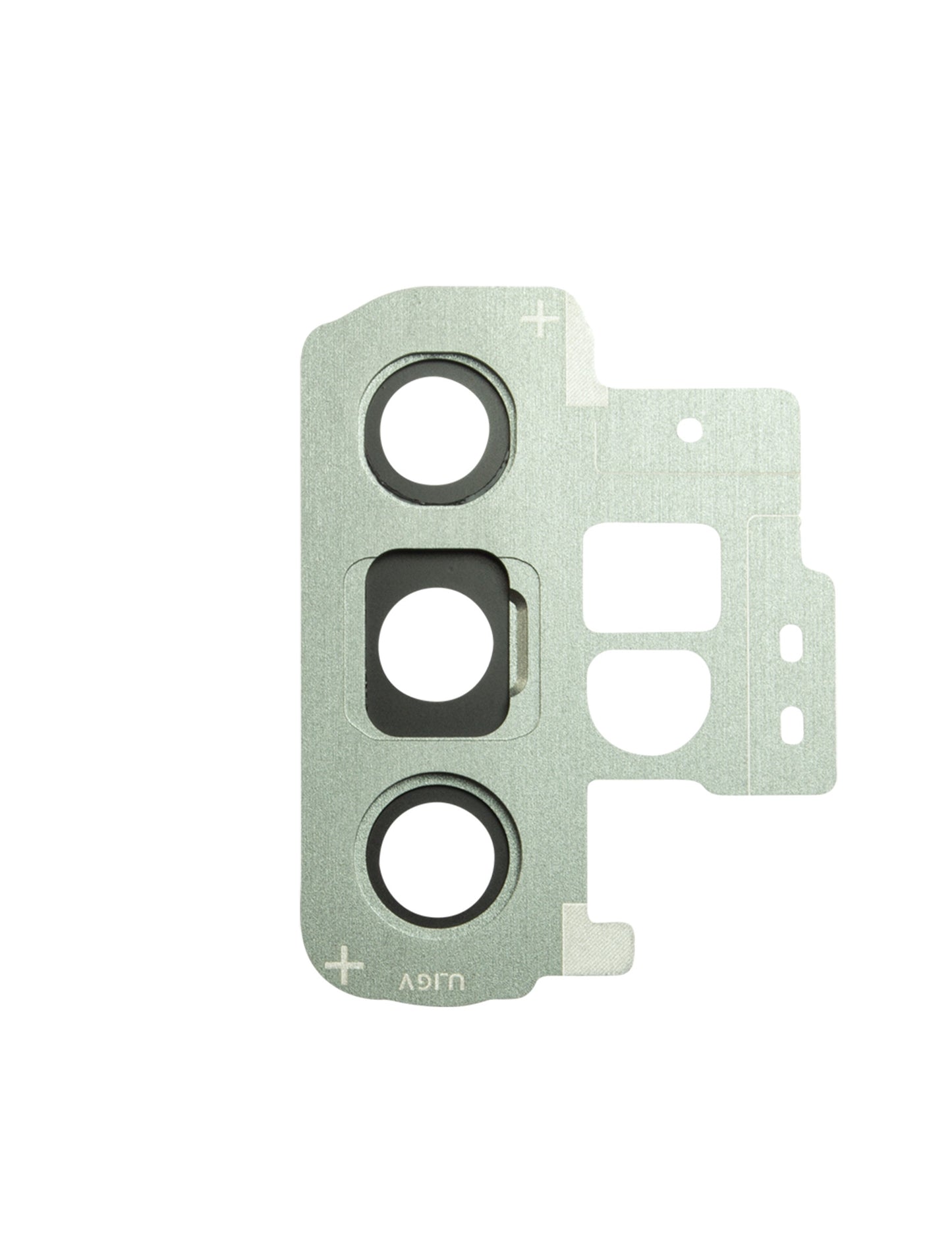 REPLACEMENT FOR SAMSUNG GALAXY NOTE 10 PLUS REAR CAMERA HOLDER WITH GLASS LENS - AURA WHITE