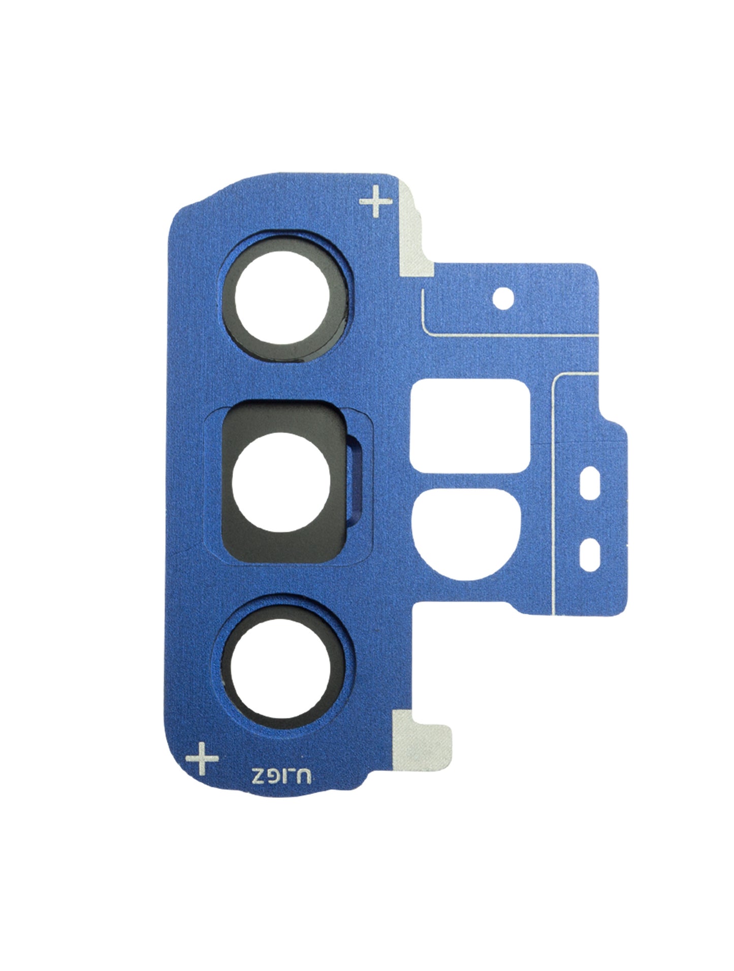 REPLACEMENT FOR SAMSUNG GALAXY NOTE 10 PLUS REAR CAMERA HOLDER WITH GLASS LENS - BLUE