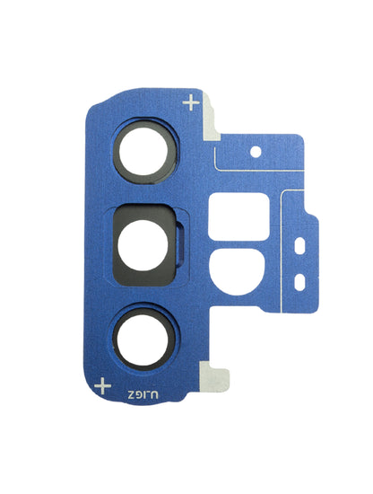 REPLACEMENT FOR SAMSUNG GALAXY NOTE 10 PLUS REAR CAMERA HOLDER WITH GLASS LENS - BLUE