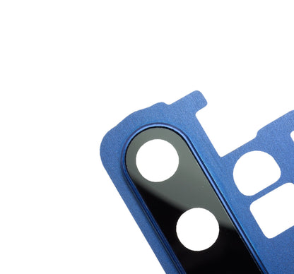 REPLACEMENT FOR SAMSUNG GALAXY NOTE 10 PLUS REAR CAMERA HOLDER WITH GLASS LENS - BLUE