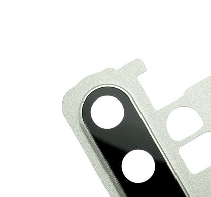 REPLACEMENT FOR SAMSUNG GALAXY NOTE 10 PLUS REAR CAMERA HOLDER WITH GLASS LENS - SILVER