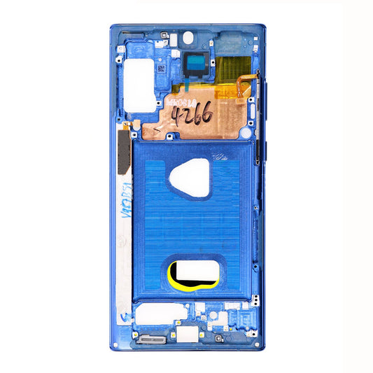 REPLACEMENT FOR SAMSUNG GALAXY NOTE 10 PLUS REAR HOUSING FRAME - BLUE
