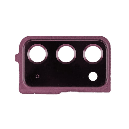 REPLACEMENT FOR SAMSUNG GALAXY NOTE 20 REAR CAMERA HOLDER WITH GLASS LENS - MYSTIC BRONZE