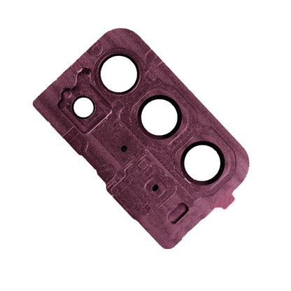 REPLACEMENT FOR SAMSUNG GALAXY NOTE 20 REAR CAMERA HOLDER WITH GLASS LENS - MYSTIC BRONZE