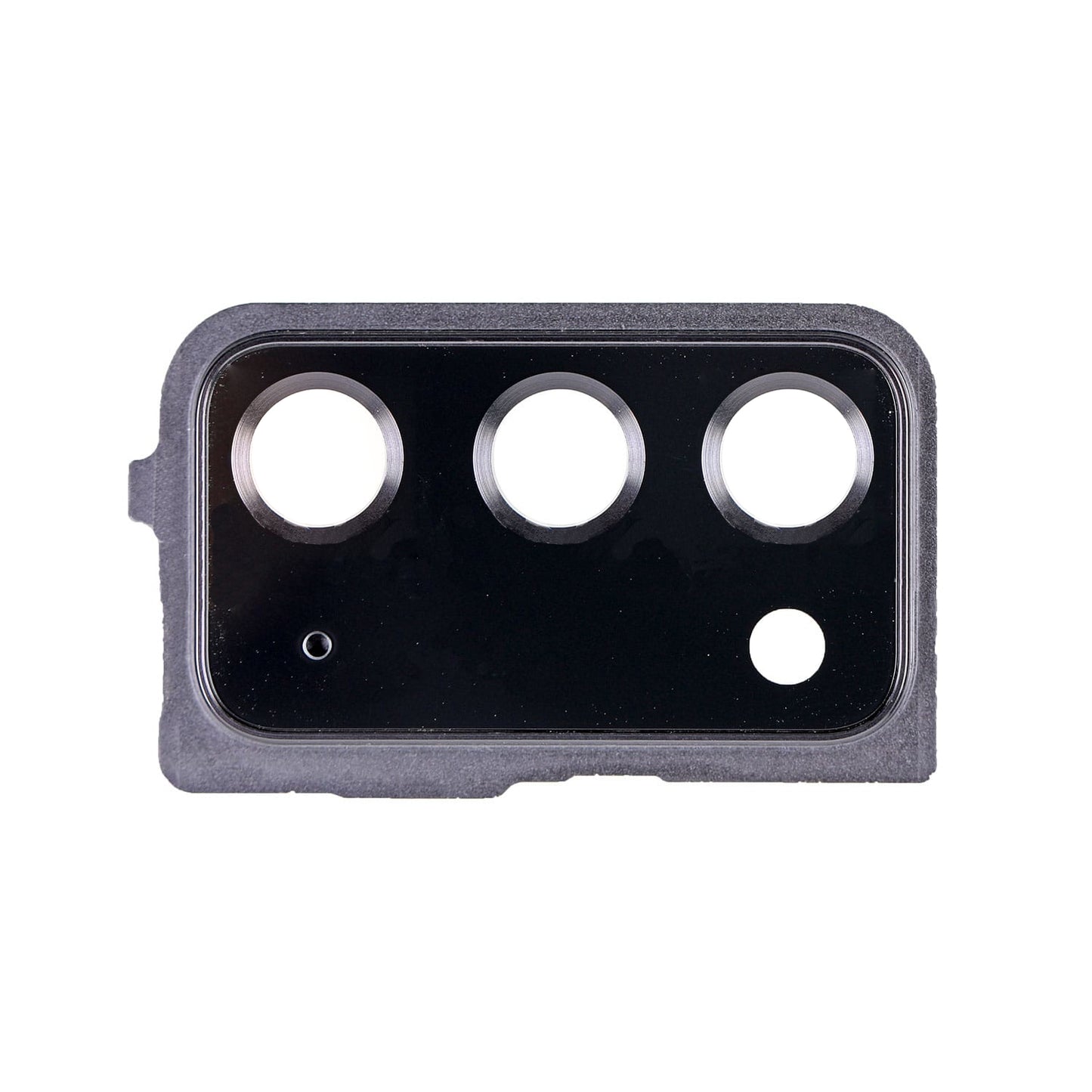 REPLACEMENT FOR SAMSUNG GALAXY NOTE 20 REAR CAMERA HOLDER WITH GLASS LENS - MYSTIC GRAY