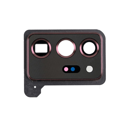 REPLACEMENT FOR SAMSUNG GALAXY NOTE 20 ULTRA REAR CAMERA HOLDER WITH GLASS LENS - MYSTIC BRONZE