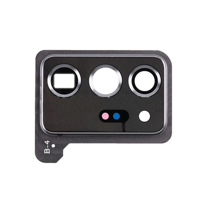 REPLACEMENT FOR SAMSUNG GALAXY NOTE 20 ULTRA REAR CAMERA HOLDER WITH GLASS LENS - MYSTIC WHITE