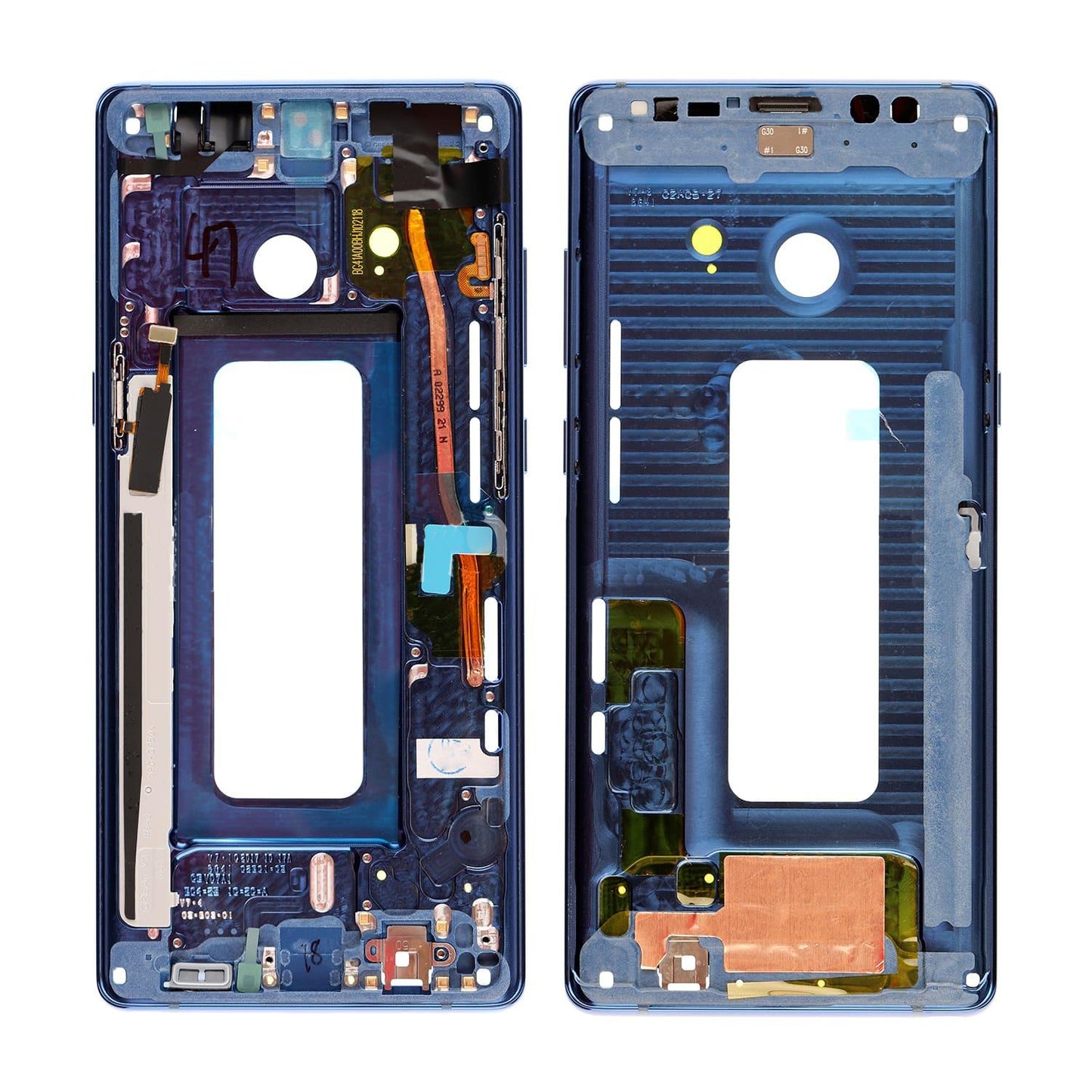 REPLACEMENT FOR SAMSUNG GALAXY NOTE 8 SM-N950 REAR HOUSING FRAME - BLUE
