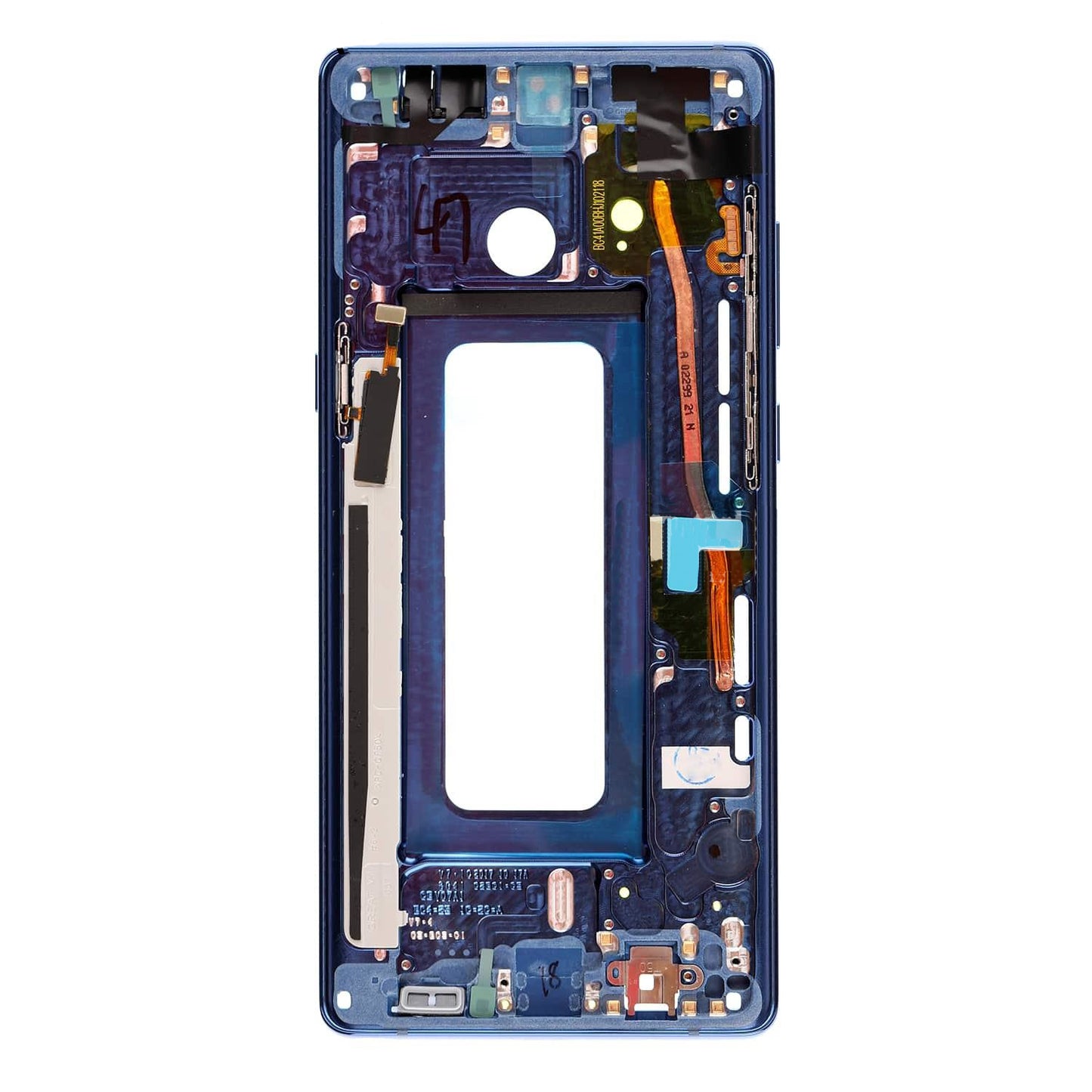 REPLACEMENT FOR SAMSUNG GALAXY NOTE 8 SM-N950 REAR HOUSING FRAME - BLUE