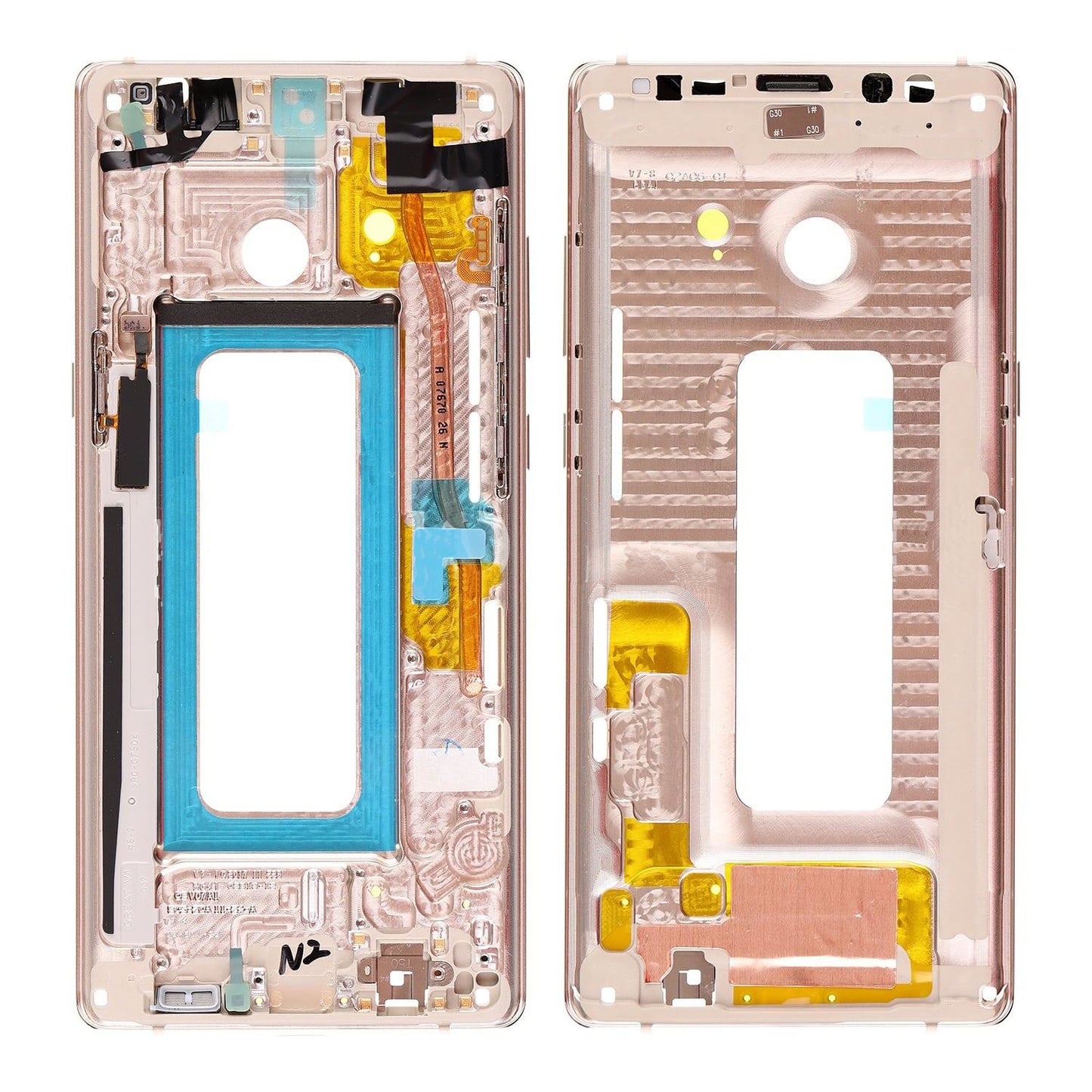 REPLACEMENT FOR SAMSUNG GALAXY NOTE 8 SM-N950 REAR HOUSING FRAME - GOLD