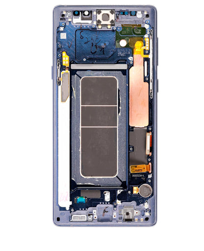 REPLACEMENT FOR SAMSUNG GALAXY NOTE 9 LCD SCREEN ASSEMBLY WITH FRAME - BLUE