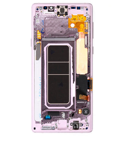 REPLACEMENT FOR SAMSUNG GALAXY NOTE 9 LCD SCREEN ASSEMBLY WITH FRAME - PURPLE