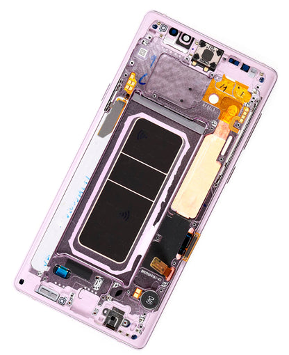 REPLACEMENT FOR SAMSUNG GALAXY NOTE 9 LCD SCREEN ASSEMBLY WITH FRAME - PURPLE