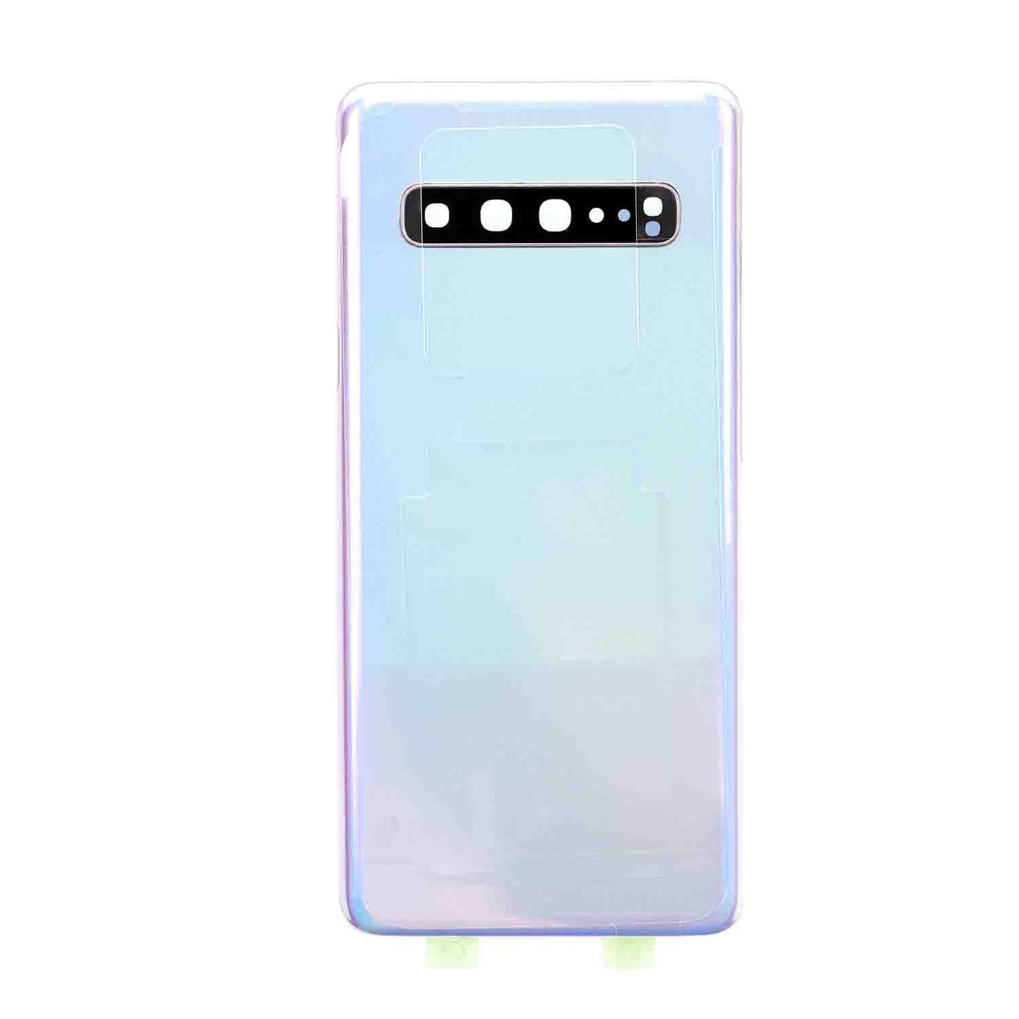 REPLACEMENT FOR SAMSUNG GALAXY S10 5G BATTERY DOOR WITH CAMERA GLASS - CROWN SILVER