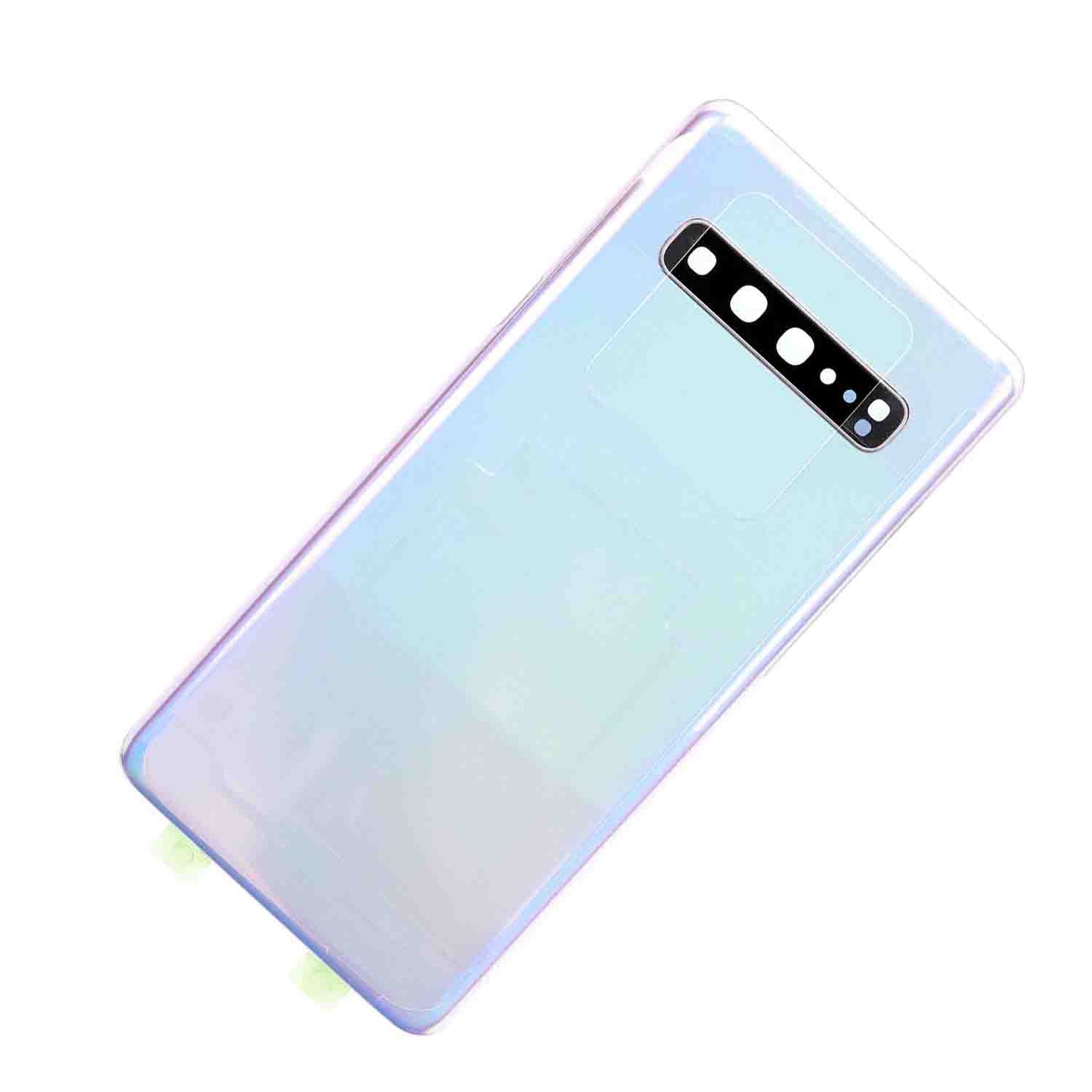 REPLACEMENT FOR SAMSUNG GALAXY S10 5G BATTERY DOOR WITH CAMERA GLASS - CROWN SILVER