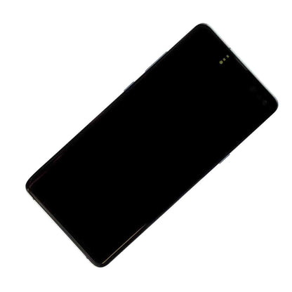REPLACEMENT FOR SAMSUNG GALAXY S10 5G OLED SCREEN DIGITIZER ASSEMBLY WITH FRAME - CROWN SILVER