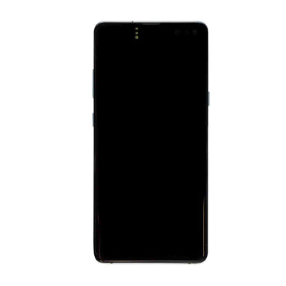 REPLACEMENT FOR SAMSUNG GALAXY S10 5G OLED SCREEN DIGITIZER ASSEMBLY WITH FRAME - MAJESTIC BLACK