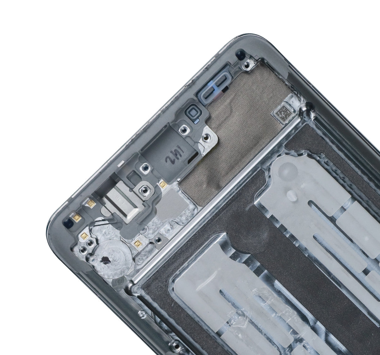 REPLACEMENT FOR SAMSUNG GALAXY S10 5G REAR HOUSING FRAME - SILVER
