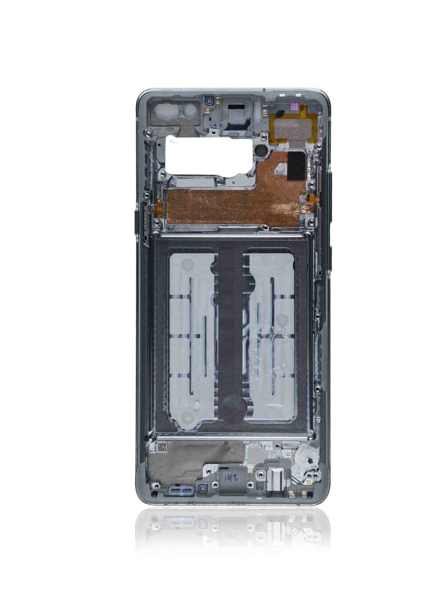 REPLACEMENT FOR SAMSUNG GALAXY S10 5G REAR HOUSING FRAME - SILVER