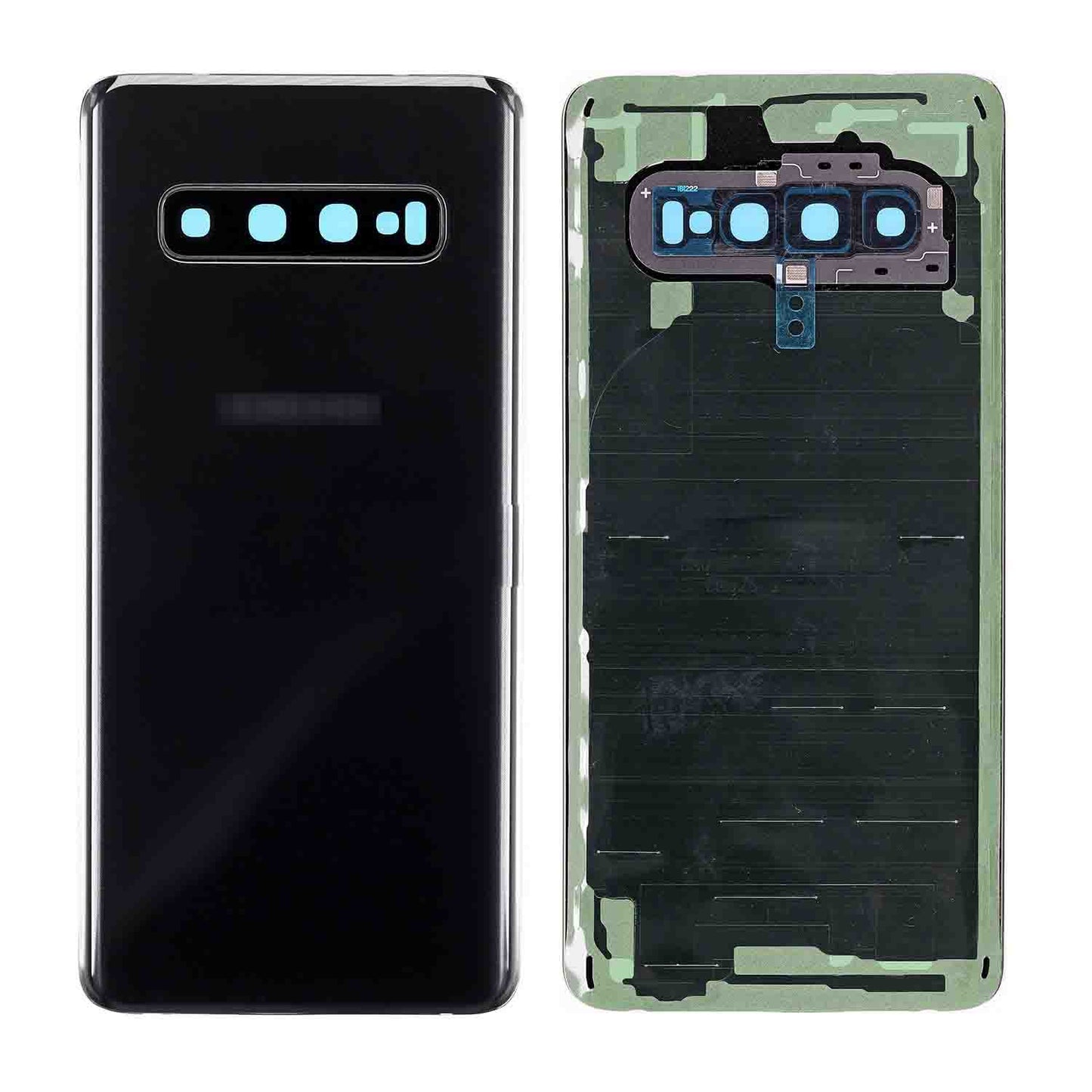 REPLACEMENT FOR SAMSUNG GALAXY S10 BATTERY DOOR - BLACK