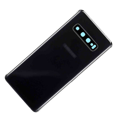 REPLACEMENT FOR SAMSUNG GALAXY S10 BATTERY DOOR - BLACK