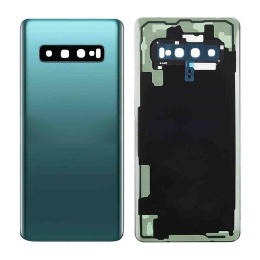 REPLACEMENT FOR SAMSUNG GALAXY S10 BATTERY DOOR - PRISM GREEN