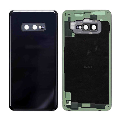 REPLACEMENT FOR SAMSUNG GALAXY S10E BATTERY DOOR - BLACK