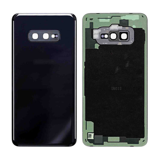 REPLACEMENT FOR SAMSUNG GALAXY S10E BATTERY DOOR - BLACK