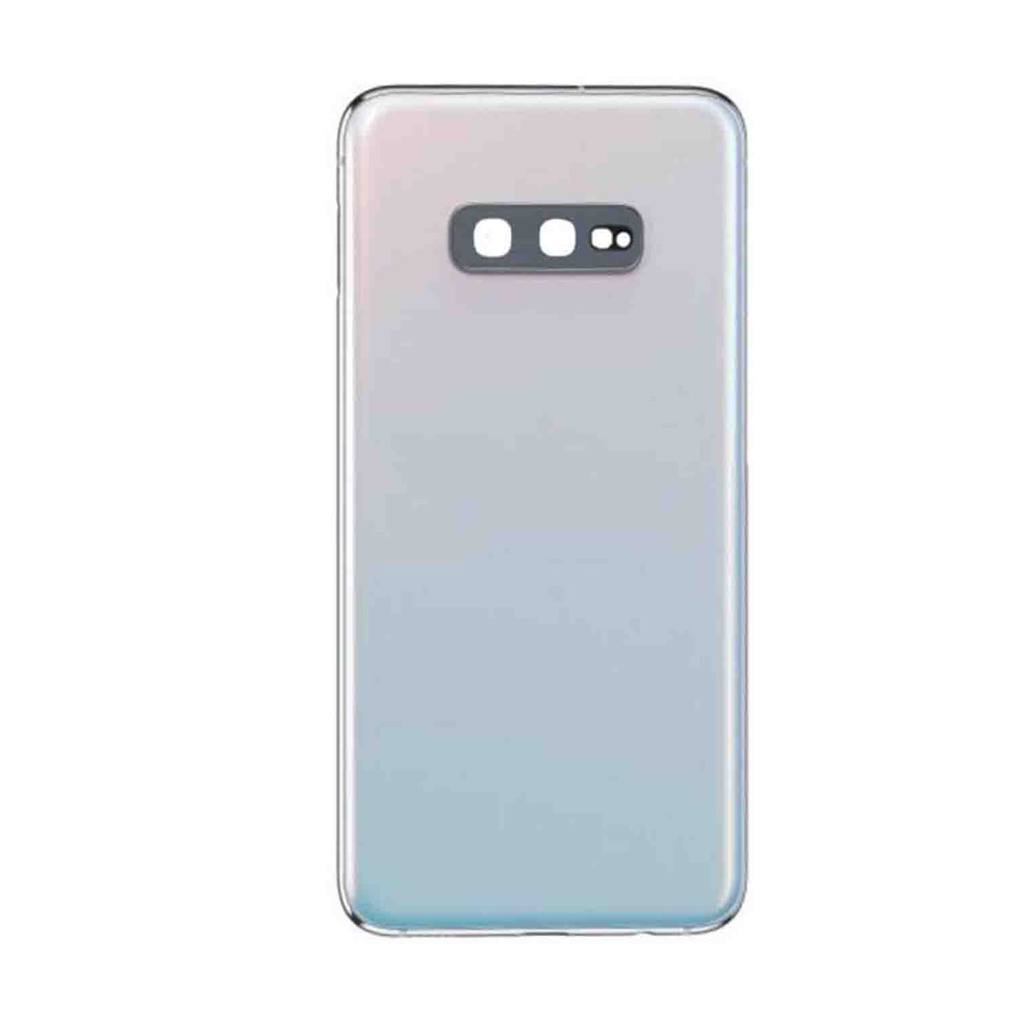 REPLACEMENT FOR SAMSUNG GALAXY S10E BATTERY DOOR - PRISM WHITE