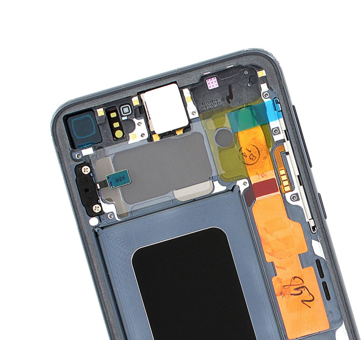 REPLACEMENT FOR SAMSUNG GALAXY S10E LCD SCREEN ASSEMBLY WITH FRAME - BLACK
