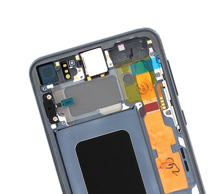 REPLACEMENT FOR SAMSUNG GALAXY S10E LCD SCREEN ASSEMBLY WITH FRAME - BLACK