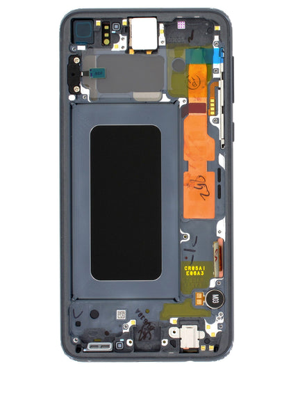 REPLACEMENT FOR SAMSUNG GALAXY S10E LCD SCREEN ASSEMBLY WITH FRAME - BLACK