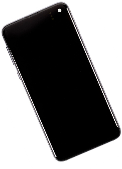 REPLACEMENT FOR SAMSUNG GALAXY S10E LCD SCREEN ASSEMBLY WITH FRAME - BLUE