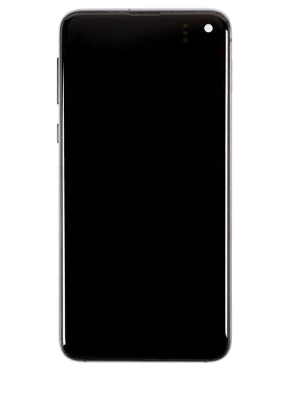 REPLACEMENT FOR SAMSUNG GALAXY S10E LCD SCREEN ASSEMBLY WITH FRAME - SILVER