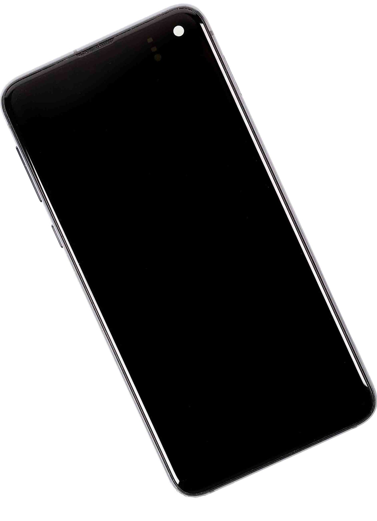 REPLACEMENT FOR SAMSUNG GALAXY S10E LCD SCREEN ASSEMBLY WITH FRAME - SILVER