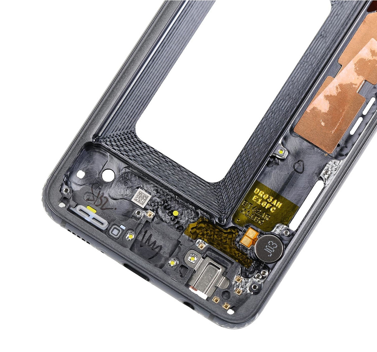 REPLACEMENT FOR SAMSUNG GALAXY S10E REAR HOUSING FRAME - BLACK