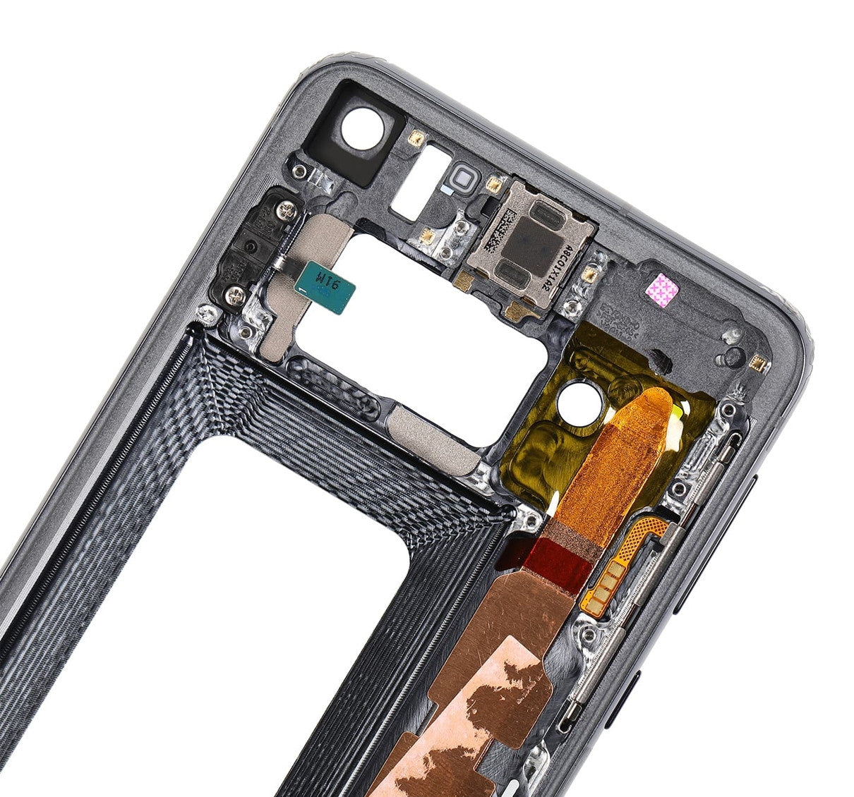 REPLACEMENT FOR SAMSUNG GALAXY S10E REAR HOUSING FRAME - BLACK