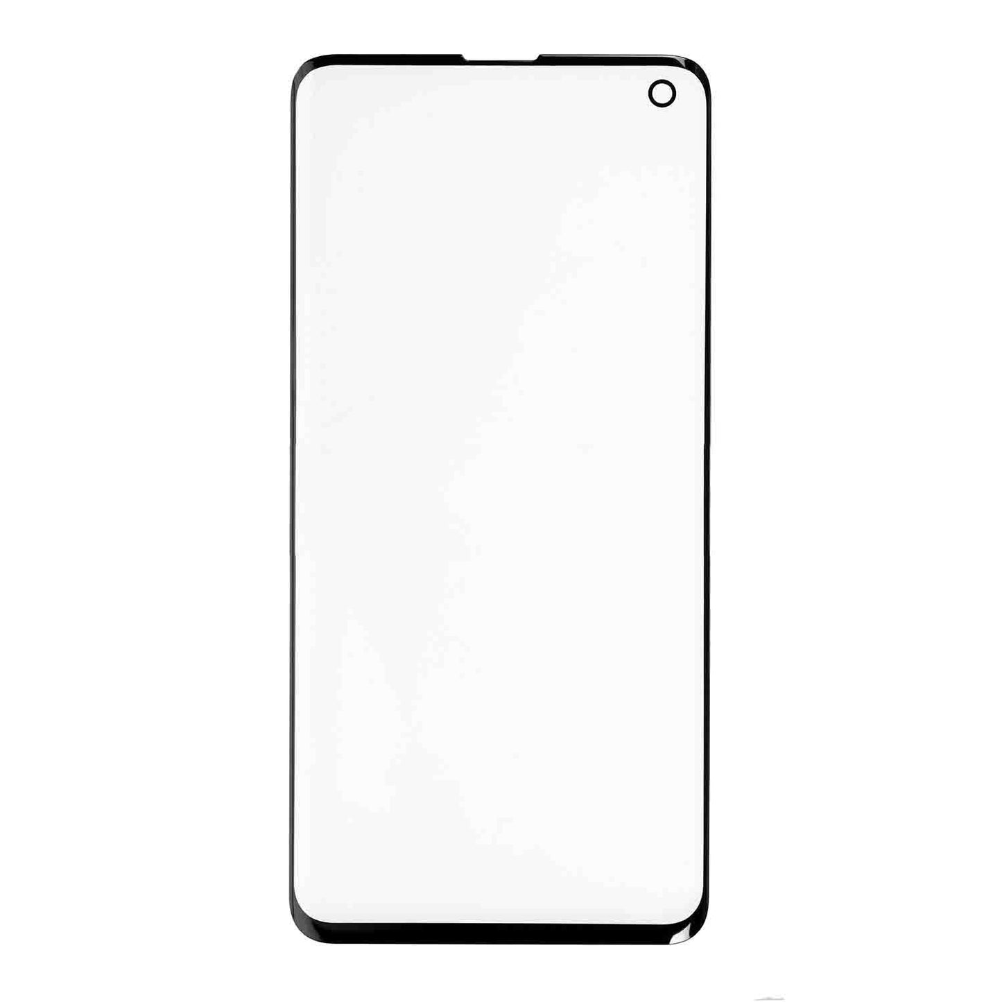 REPLACEMENT FOR SAMSUNG GALAXY S10 FRONT GLASS LENS - BLACK