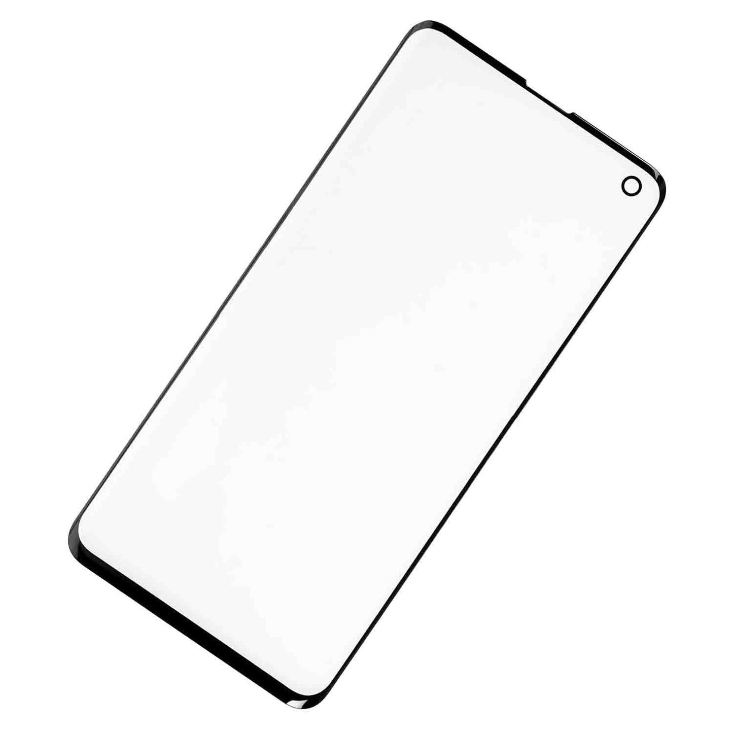 REPLACEMENT FOR SAMSUNG GALAXY S10 FRONT GLASS LENS - BLACK
