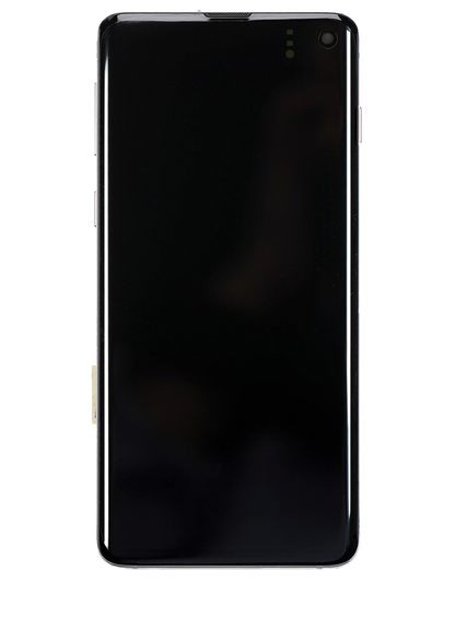 REPLACEMENT FOR SAMSUNG GALAXY S10 OLED SCREEN DIGITIZER ASSEMBLY WITH FRAME - BLACK