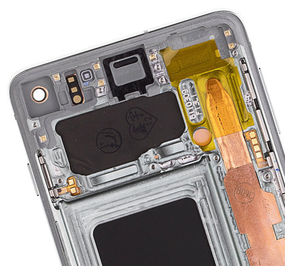 REPLACEMENT FOR SAMSUNG GALAXY S10 OLED SCREEN DIGITIZER ASSEMBLY WITH FRAME - PRISM GREEN