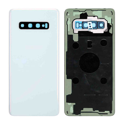 REPLACEMENT FOR SAMSUNG GALAXY S10 PLUS BATTERY DOOR - PRISM WHITE