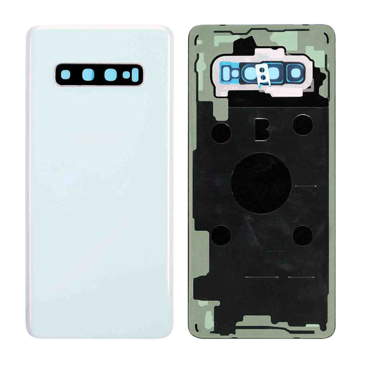 REPLACEMENT FOR SAMSUNG GALAXY S10 PLUS BATTERY DOOR - PRISM WHITE
