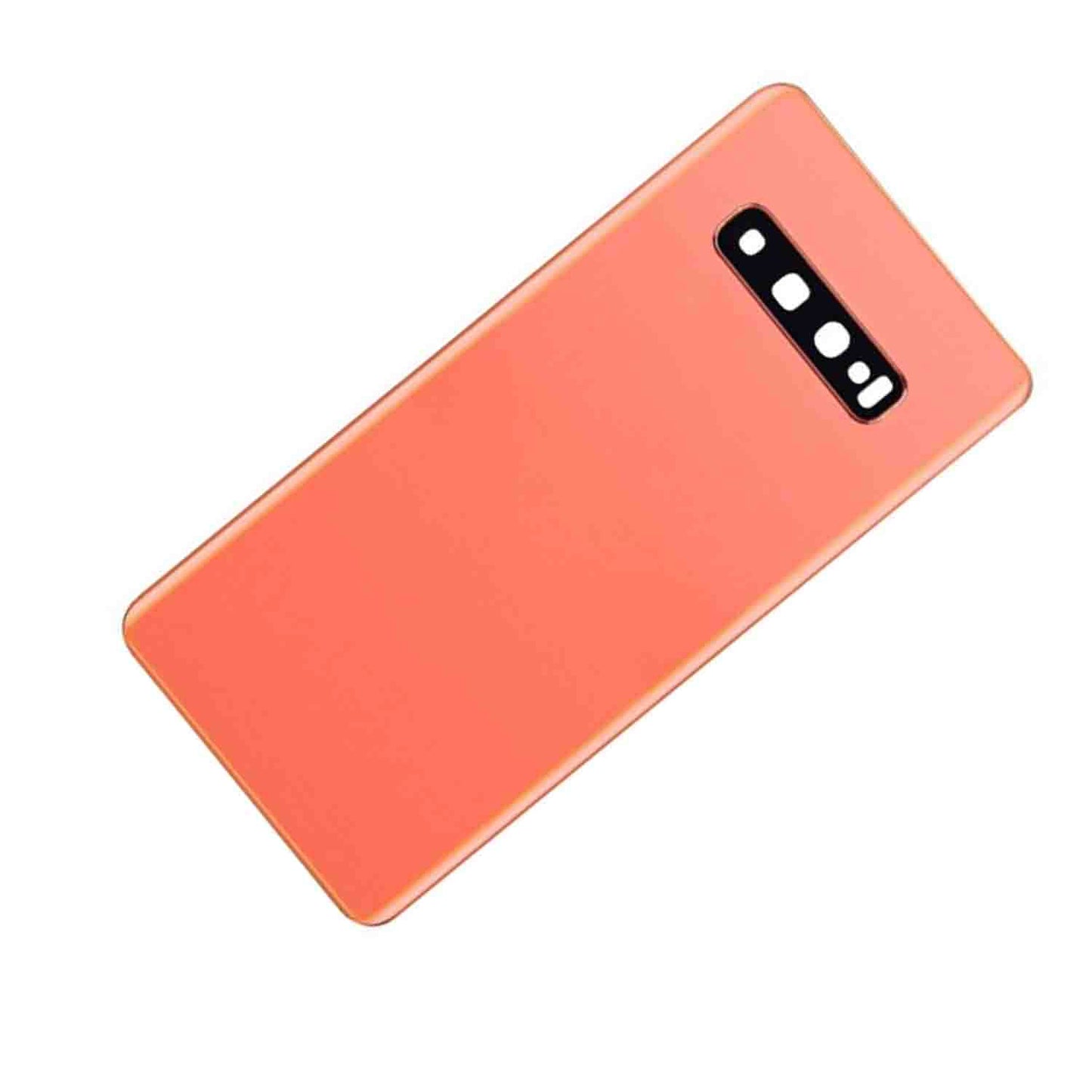 REPLACEMENT FOR SAMSUNG GALAXY S10 PLUS BATTERY DOOR WITH CAMERA GLASS - FLAMINGO PINK