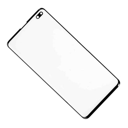 REPLACEMENT FOR SAMSUNG GALAXY S10 PLUS FRONT GLASS LENS - BLACK
